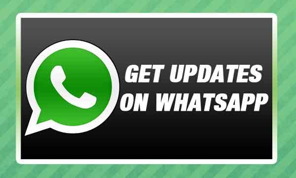 Get Notifications on WhatsApp